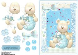 Gorgeous Teddy Bear with Bauble