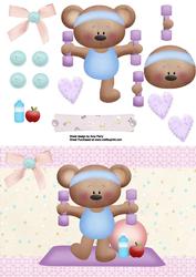 Cute Yoga Bear