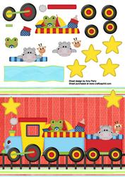 Cute Zoo Animal Train