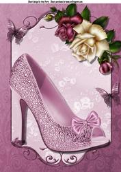 Lovely Burgundy Shoe A4