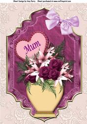 Vase of Flowers for Mum A4