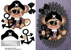 Cheeky Pirate Monkey