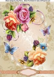 Beautiful English Roses A4
