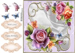 8x8 Beautiful English Roses