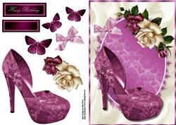 Beautiful Deep Pink Shoe