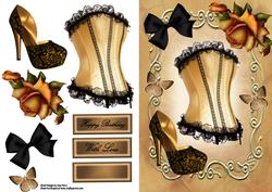 Gold Basque & Gold Shoe