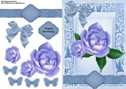 Beautiful Blue Roses