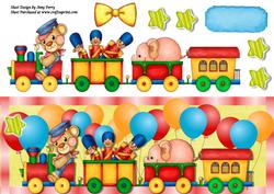 Lovely Animal Train Dl
