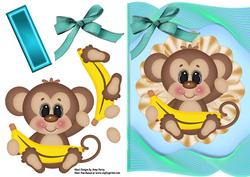 Cute Monkey with His Big Banana
