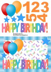 Happy Birthday with Numbers