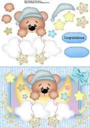 Adorable Angel Bear Baby Boy