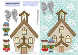 Lovely Church with Carol Singers