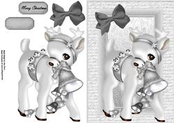 Lovely Silver Reindeer