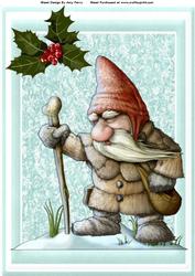 Lovely Christmas Elf A4