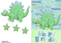 Lovely Green Dinosaur