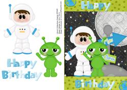 Lovely Alien & Astronaut