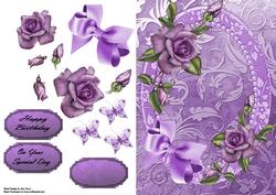 Beautiful Purple Rose's