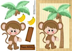 Little Boy in Monkey Suit