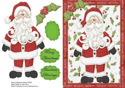 Large Santa in Believe Frame