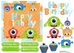 Monster Party Topper
