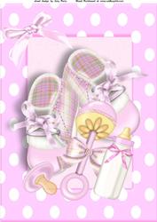 Pink Baby Girl Bits & Bobs A4