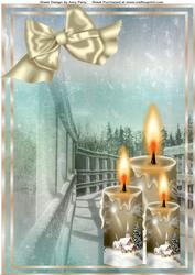 Beautiful Golden Candle's A4