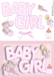 Chunky Baby Girl Writing