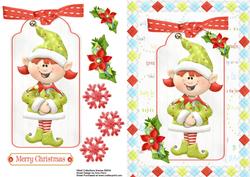 Cute Girl Elf Feeling Jolly