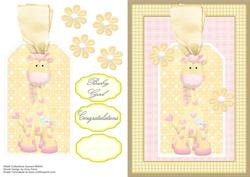 Pink & Yellow Giraffe
