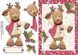 Lovely Reindeer Giving You a Wave