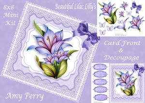 Beautiful Lilac Lilles 8x8 Mini Kit