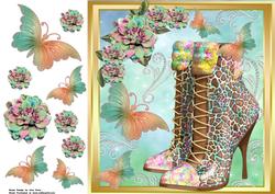Gorgeous Multicoloured Boots 8x8