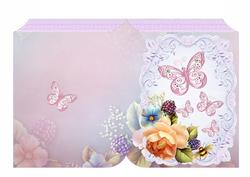 Beautiful Rose's & Butterflies Book