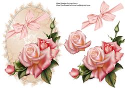 Beautiful Pink Rose Topper