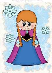 Princess Ana from Frozen A4