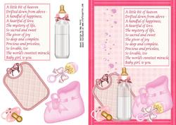 Baby Girl Bit's & Bob's with Poem