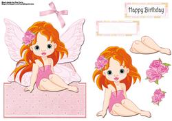 Beautiful Pink Fairy Over the Edge
