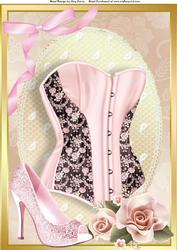 Beautiful Pale Pink Corset A4