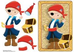 Lovely Blonde Pirate Boy