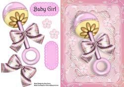 Baby Girl Rattle
