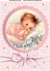 Gorgeous Vintage Baby Girl A4