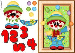 Funny Birthday Clown Unisex 1-5