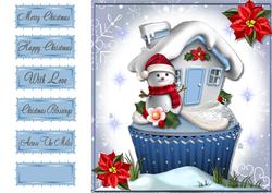 Beautiful Christmas Cupcake