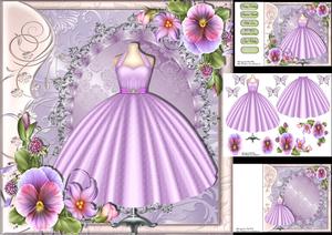 Beautiful Lilac Dress 8x8 Mini Kit