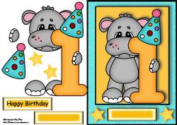 Happy 1st Birthday Hippo