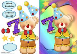 Happy 7th Birthday Bear