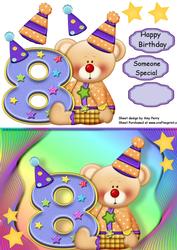 Happy 8th Birthday Bear A4
