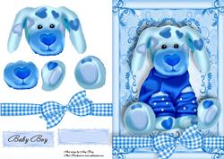 Adorable Blue Teddy Bear Dog