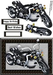 Beautiful Black Motorbike
