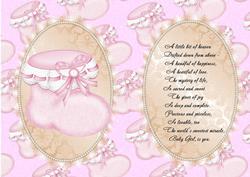Baby Girl Bootie Insert